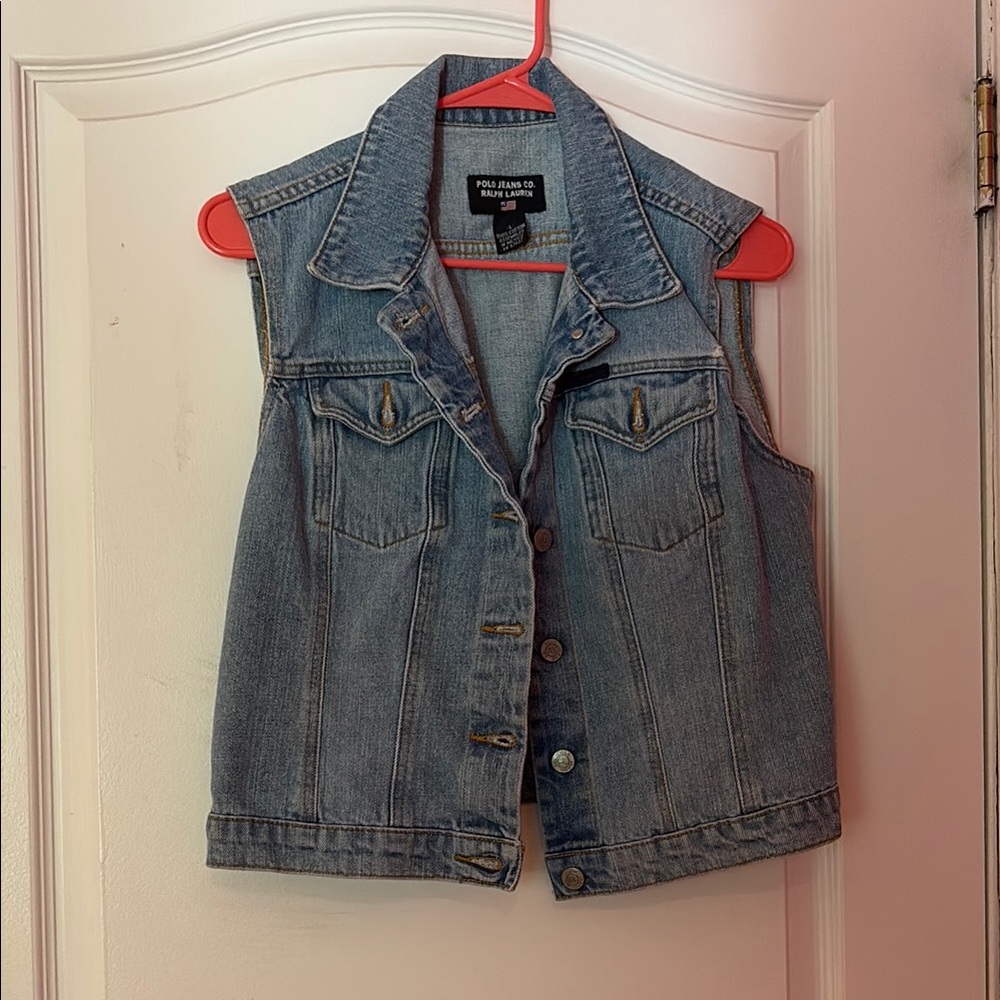 Polo by Ralph Lauren Blue Denim Vest